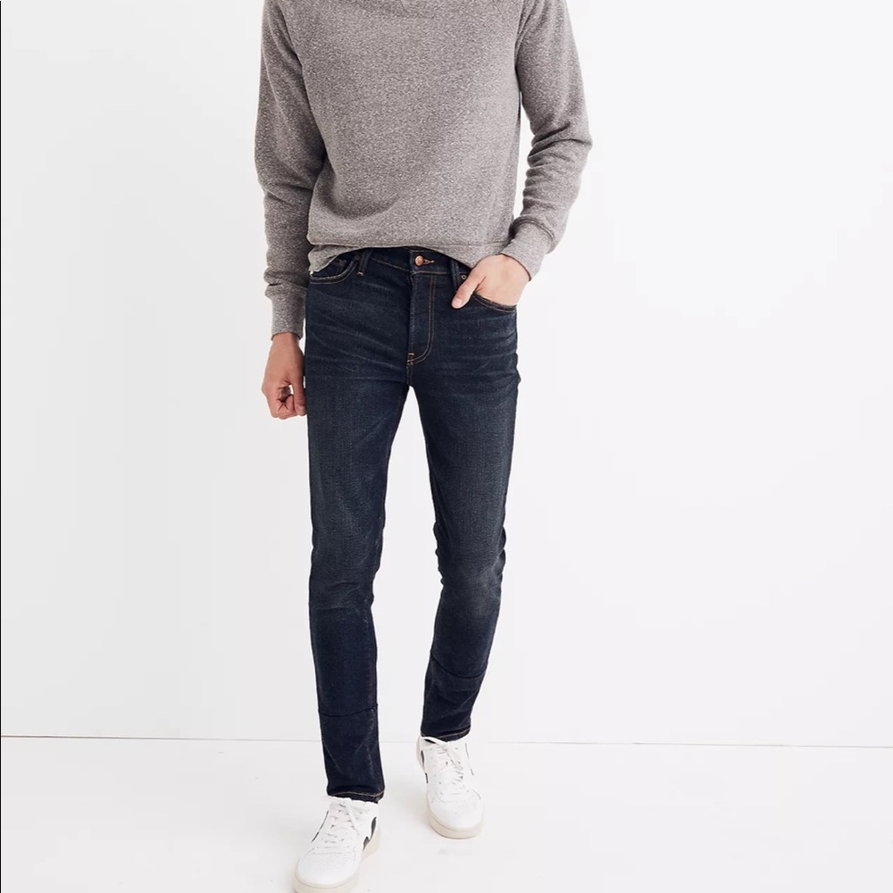NWT Madewell Skinny Jeans in Heney Wash sz 31/32